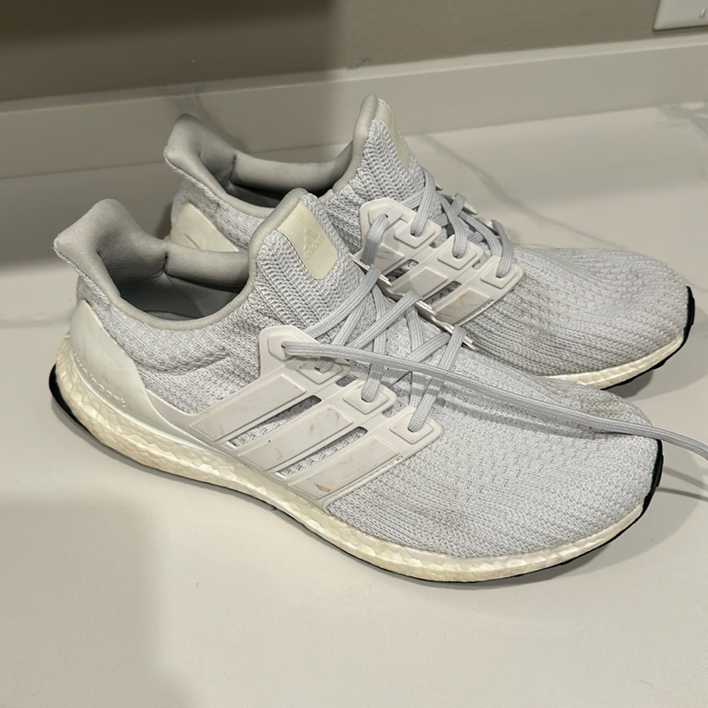 Triple white ultra boost men size 11 adidas
